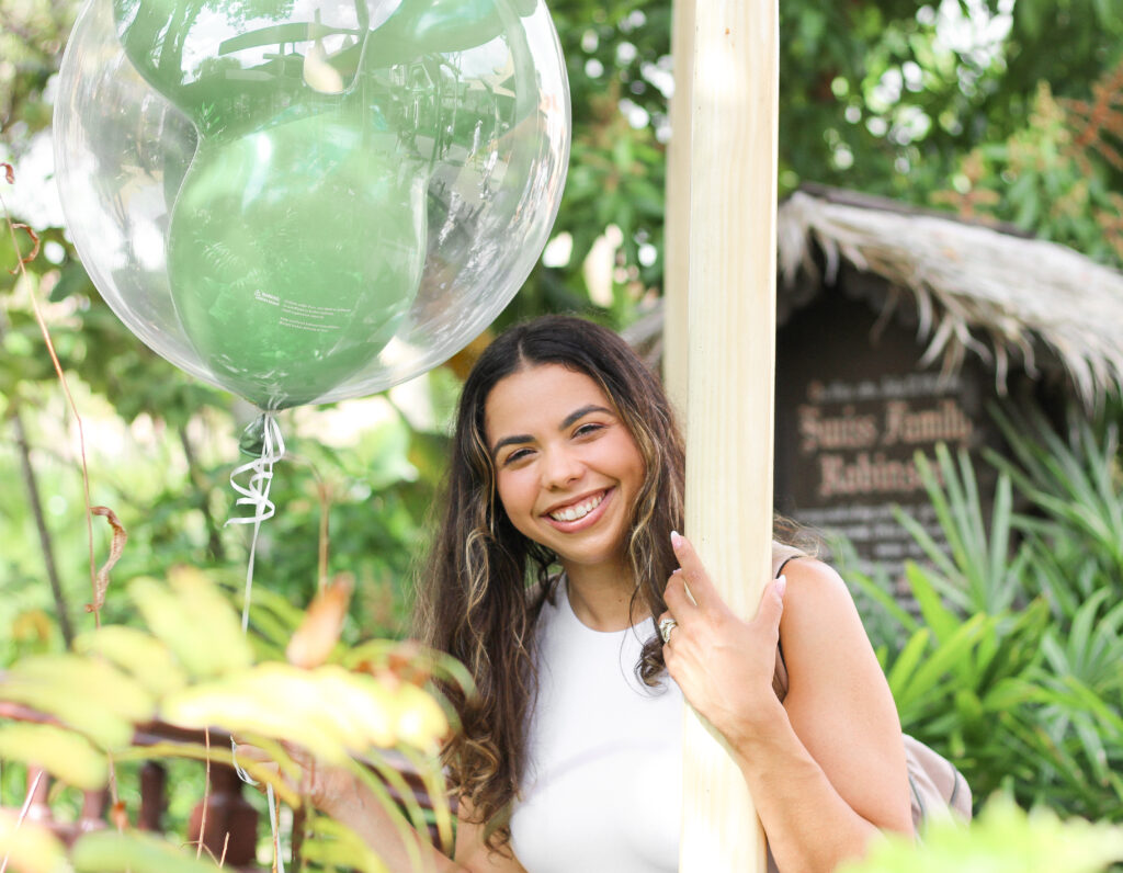 Balloons are allowed at select Walt Disney World attractions like the Swiss Family Robinson Treehouse