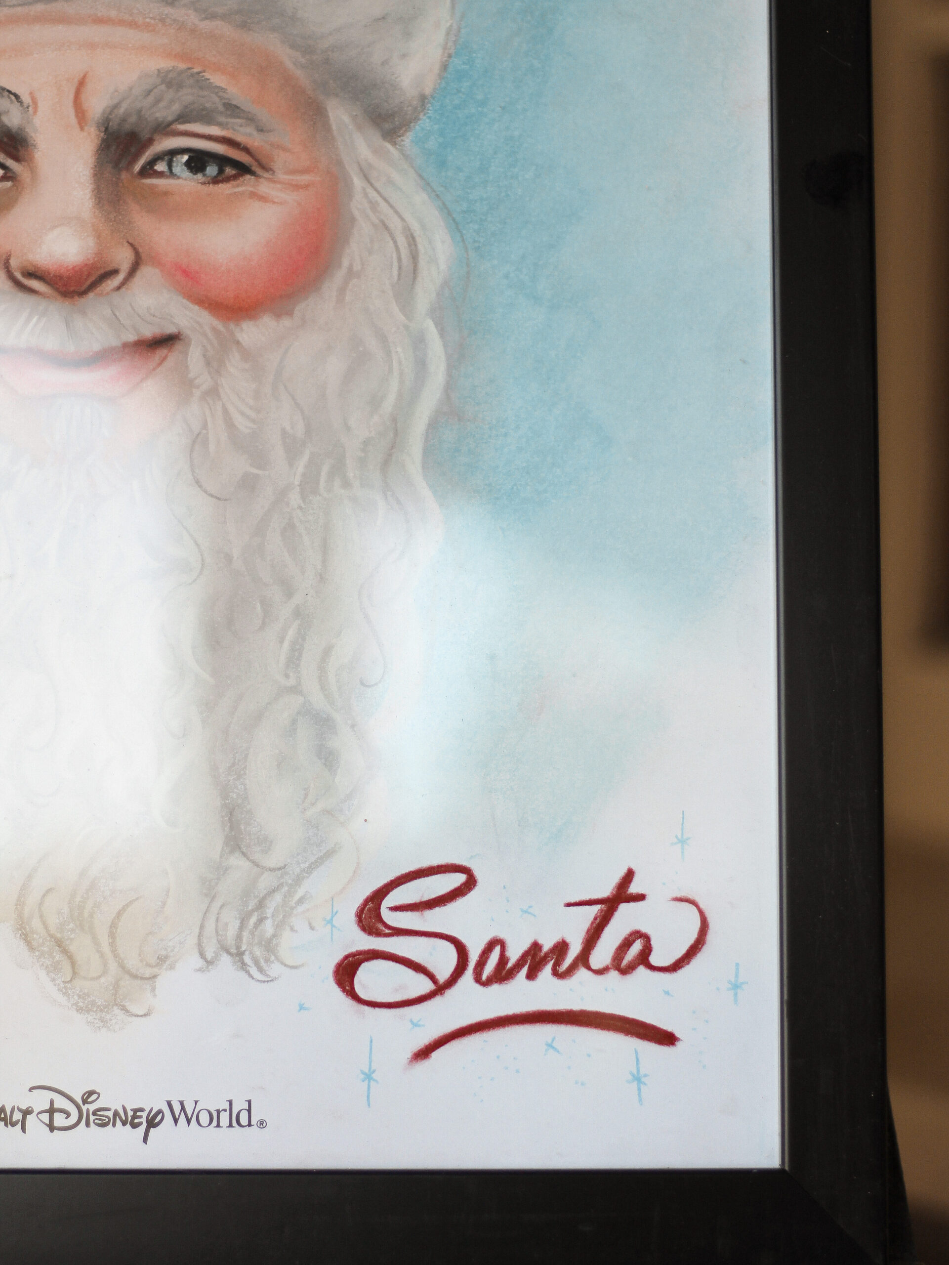 Front facing holiday portrait of Santa Claus