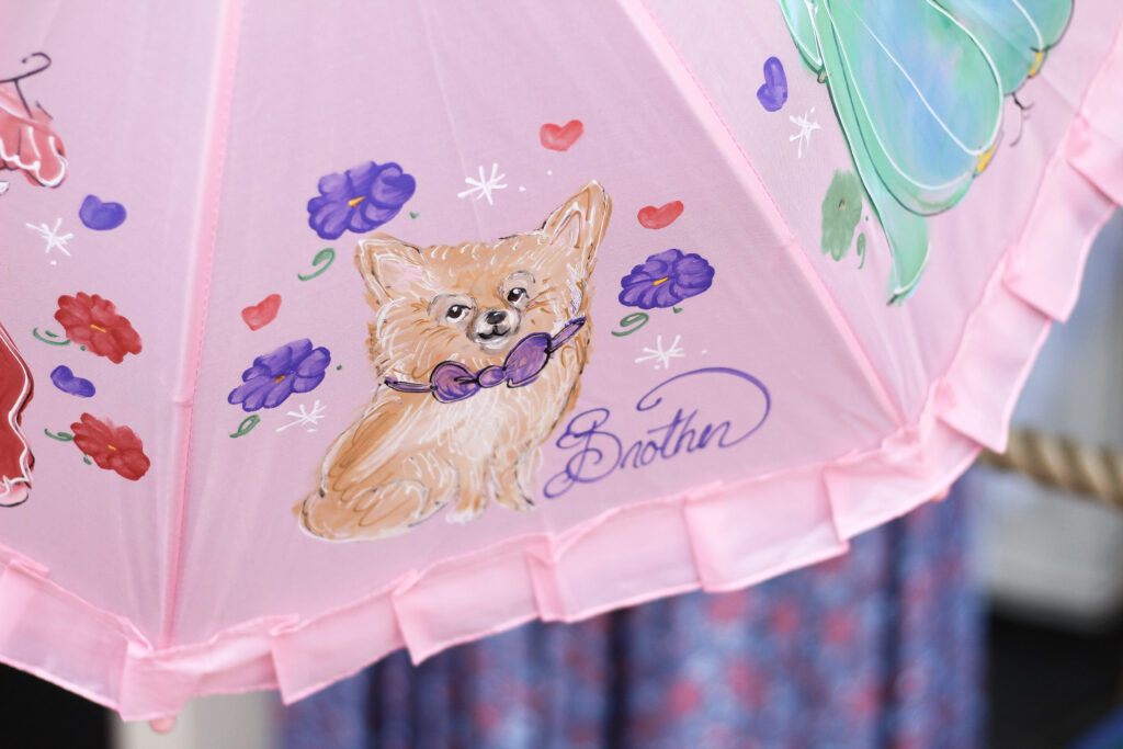 Walt Disney World dog parasol keepsakes