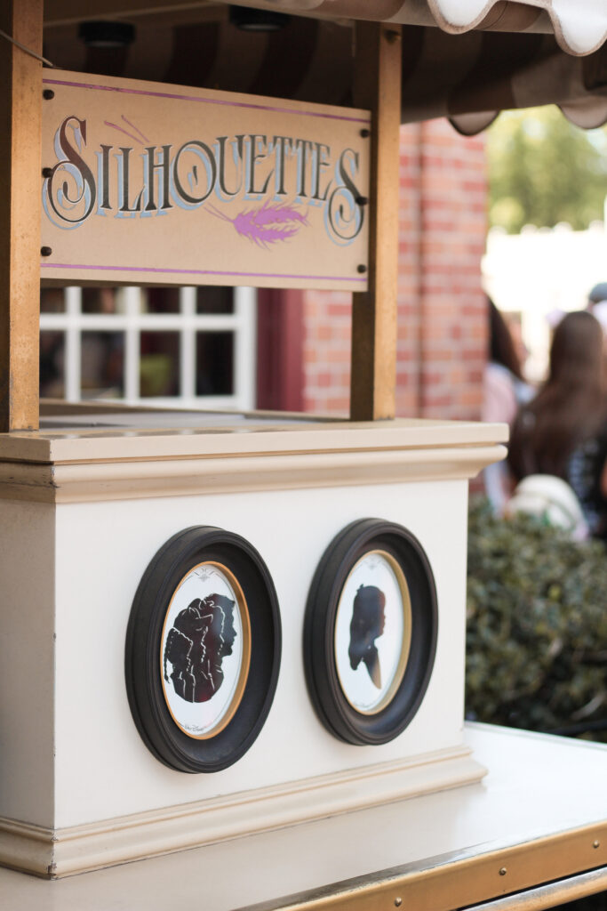 Magic Kingdom silhouette cart