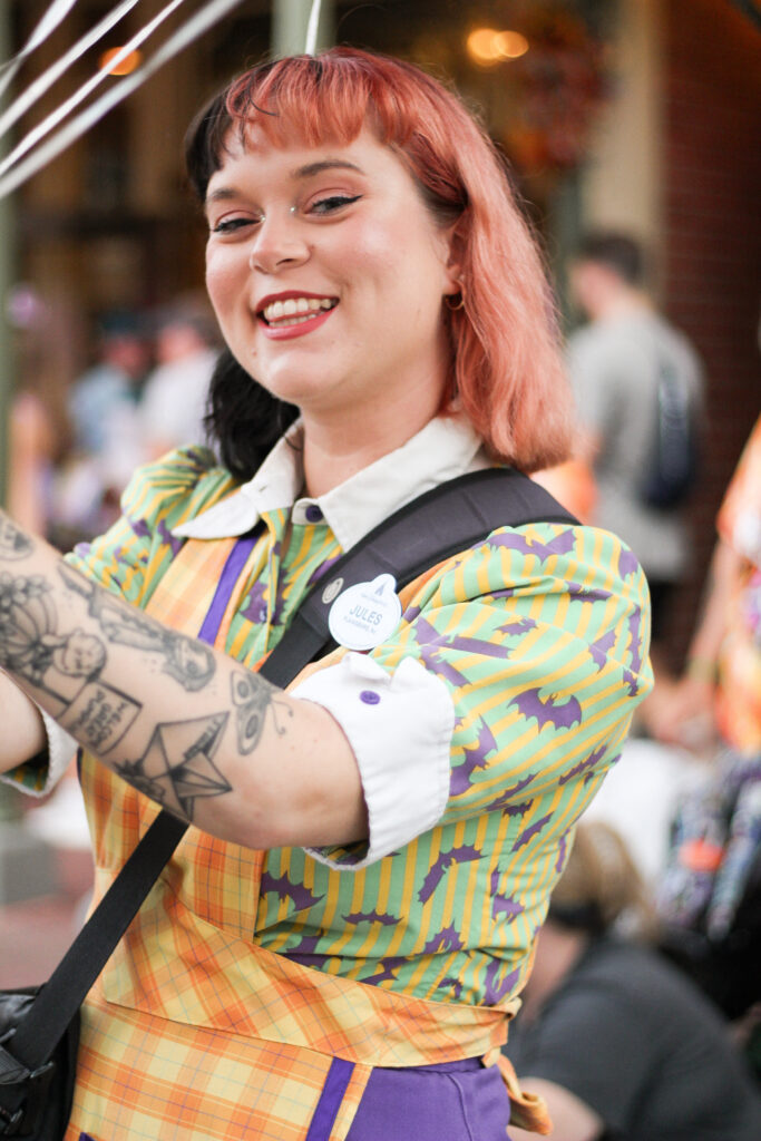 Walt Disney World balloon vendor at Mickey's Not-So-Scary Halloween Party