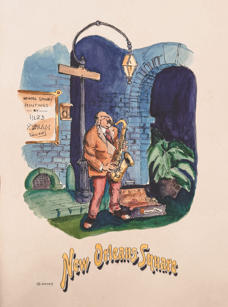 Disneyland scenics of New Orleans Square