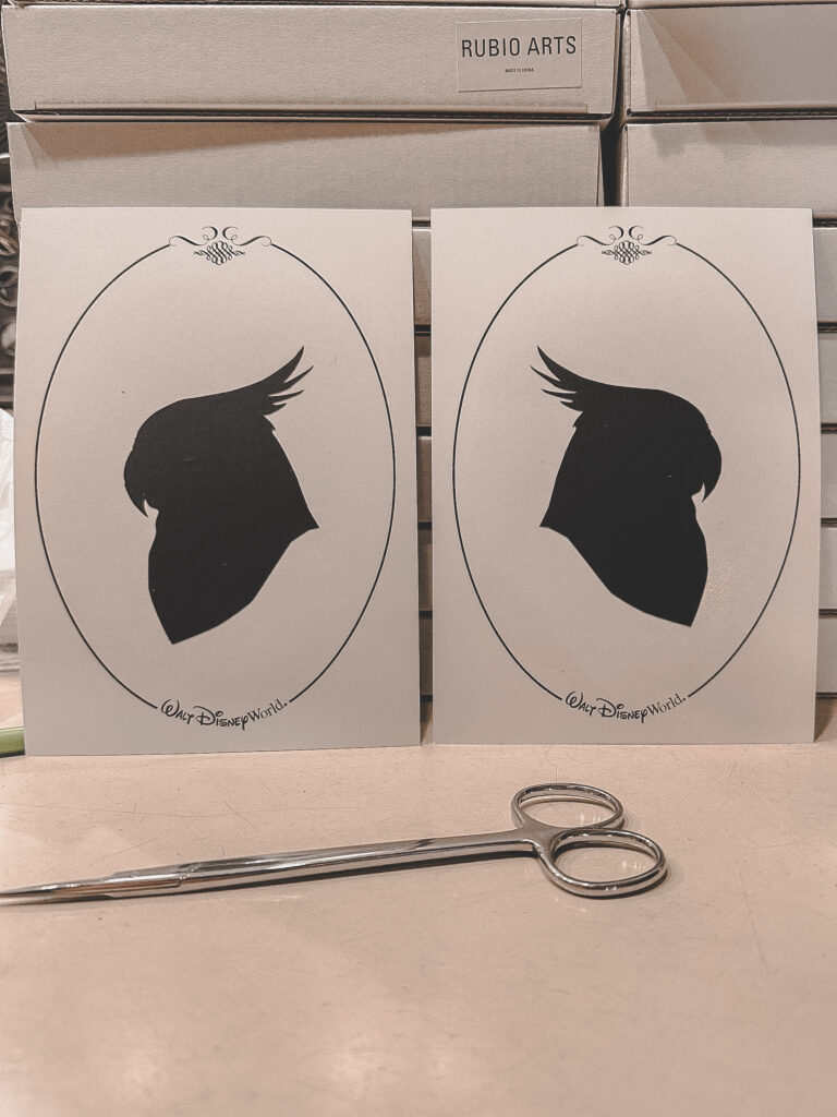 Feathered animal silhouettes made at Magic Kingdom